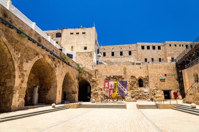 2-Day Israel Tour from Tel Aviv: Acre, Caesarea, Nazareth and the Sea of Galilee - Acre, from seaside walls to the Crusader city below