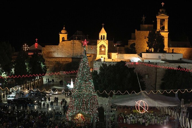 2024 Israel Christmas Holy Land Tour - Bethlehem Midnight Mass - Jerusalem at Christmas: the Old City after dark