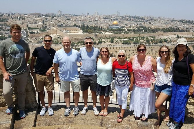 2024 Jerusalem & Bethlehem from Ashdod Port Small Groups - Mount of Olives: Jerusalem from above