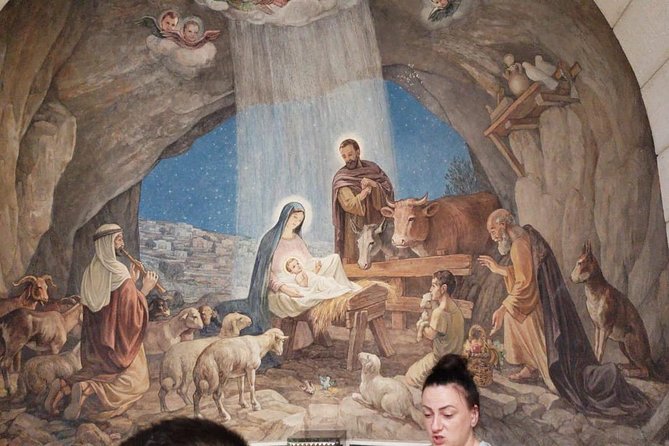 Bethlehem Full Day Trip - Including Grotto Visit and Herodion - Sanctuary Bethlehem and the olive wood stop