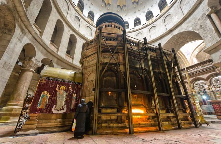 Christian Jerusalem in Russian - Starting above Jerusalem at the Mount of Olives