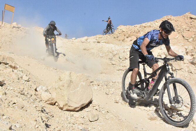 Electric Mountain Bike Desert Ride in Israel - The first 10 minutes on dirt roads