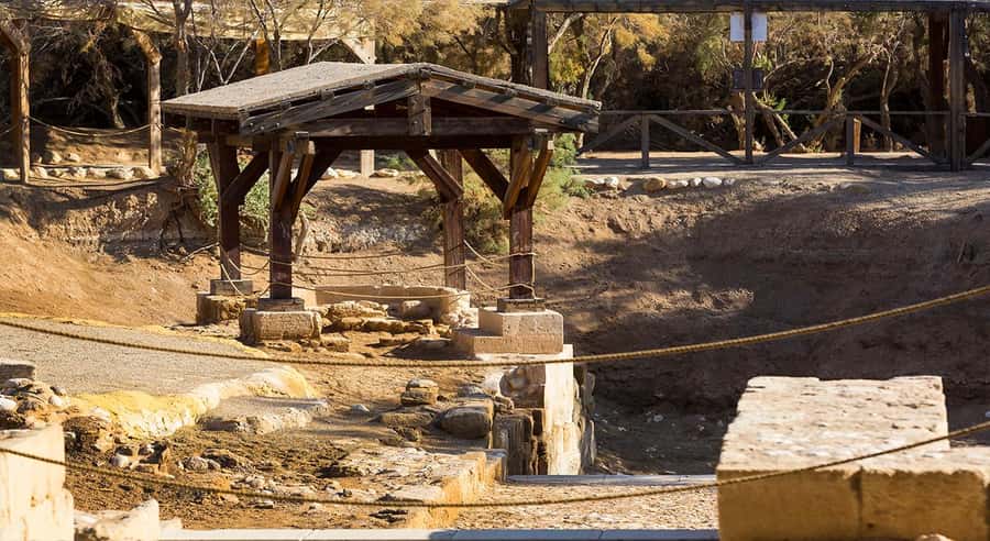 From Amman: Bethany Baptism Jordan River Site Visit - Understanding the Churches, Wells, and Baptismal Pools