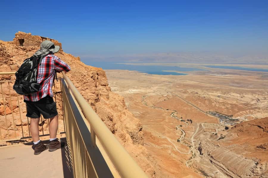 From Jerusalem: Masada & Dead Sea Full Day Tour with Pick Up - Reaching Masada by cable car