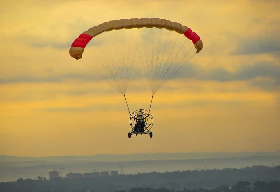 From Tel Aviv: Flying ATV - See Israel from Above - Arriving at Ein Vered Airstrip