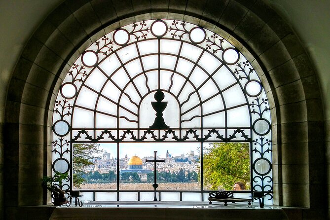 Full Day Jerusalem Tour: In Jesus' Steps - Dominus Flevit and the view toward Jerusalem