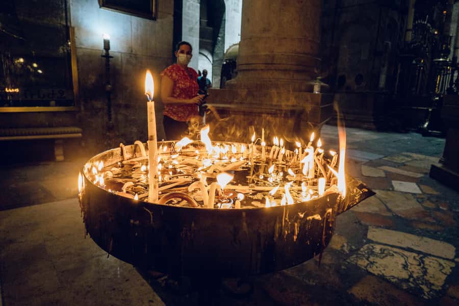 Full-Day Palm Sunday Procession from Jerusalem or Tel Aviv - St. Anna and the Pool of Bethesda