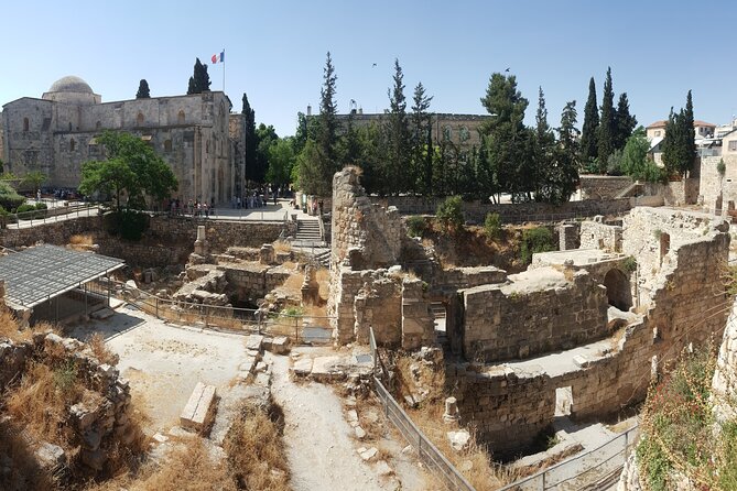 In The Footsteps of Jesus Day Tour - Dguide Self Guiding App - Following the Via Dolorosa to the Austrian Hospice