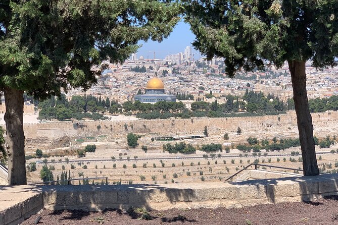 In The Footsteps of Jesus Day Tour - Dguide Self Guiding App - Dominus Flevit and the view toward the Old City