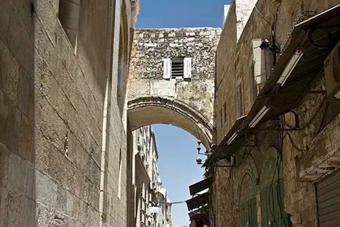 Jerusalem from Tel Aviv: Jesus Sacred Path "13" Steps of Dolorosa - Entering Jerusalem’s Old City