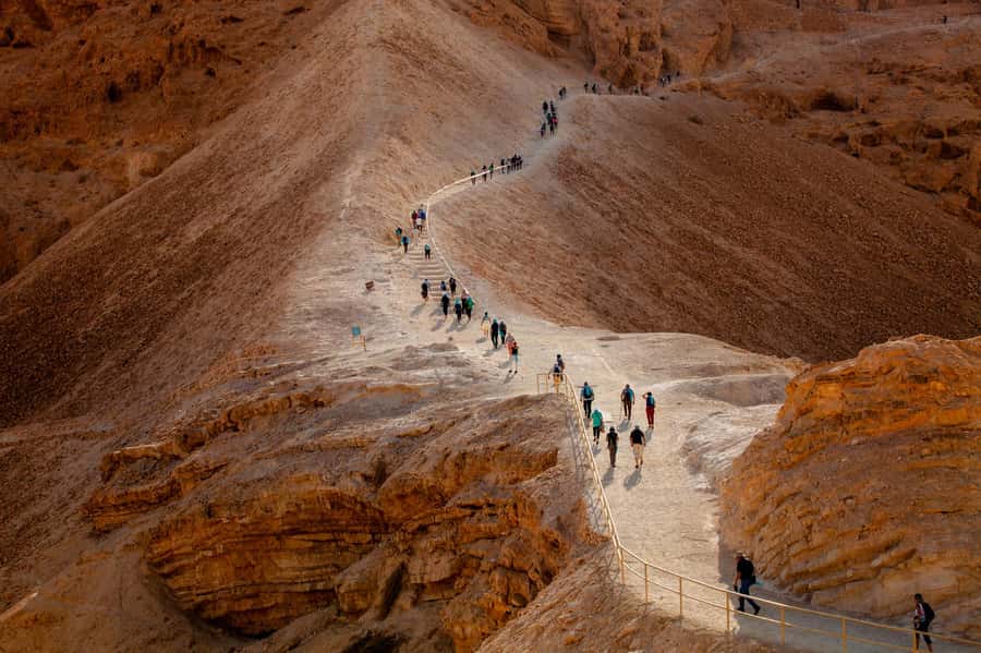 Jerusalem: Masada, Ein Gedi & Dead Sea Tour - Walking through Ein Gedi’s desert oasis