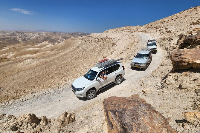 Judean Desert Jeep Adventure from Jerusalem - Mount Monther and the First Wide View