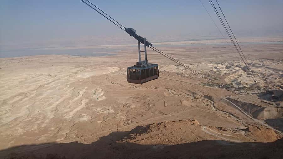 Massada and the Dead Sea in Russian - The Judean Desert ride sets the scene