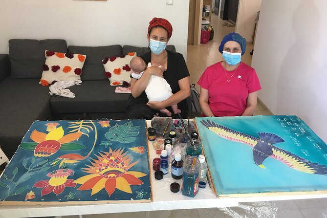 Private Silk Painting Workshop in Jerusalem - Create a scarf - - A relaxed three-and-a-half-hour creative break