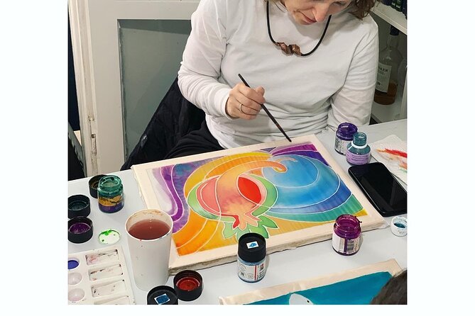 Private Silk Wall Hanging Painting Workshop in Jerusalem - Why the Gutta Technique Matters