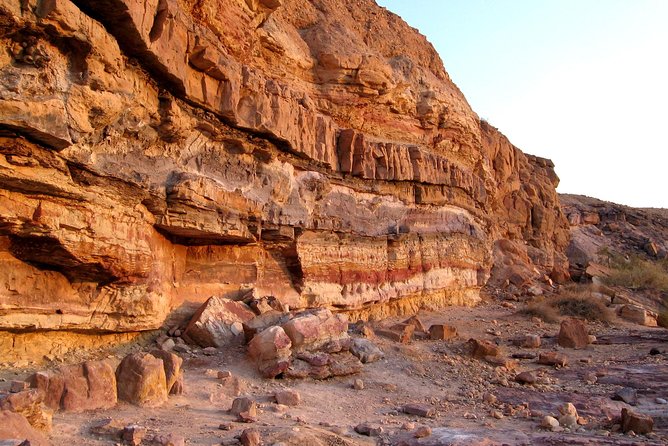 Ramon Crater Jeep Tour from Mitzpe Ramon - Crossing the crater by pipeline road