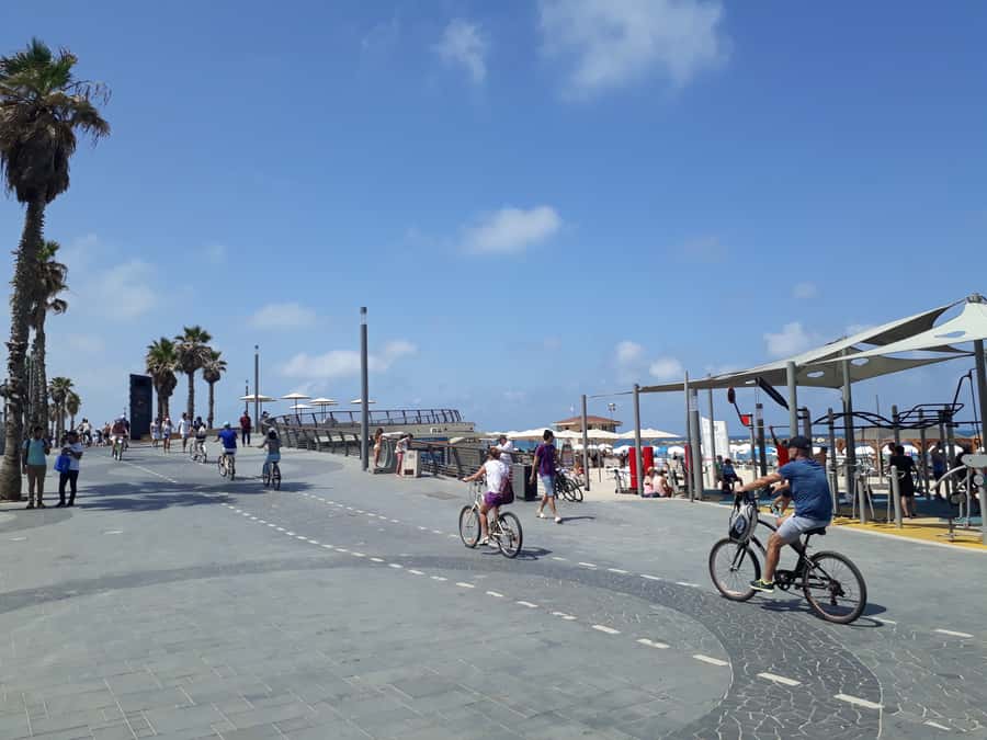 Tel Aviv: Private Bike Tour - Along the promenade toward the Tachana Compound
