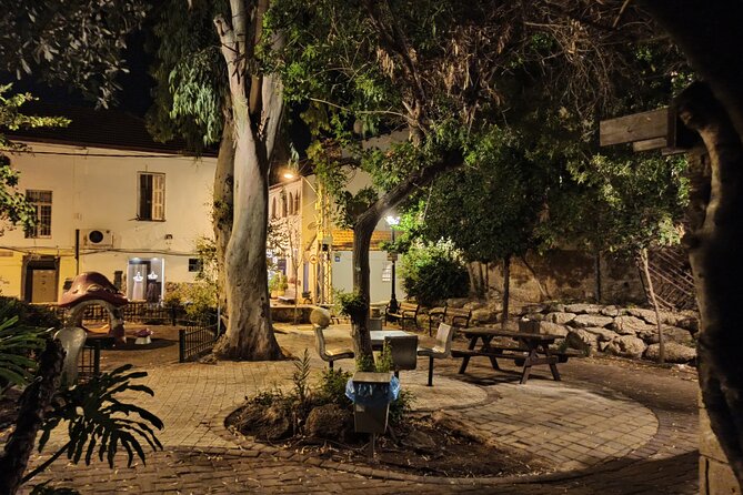 Tel Aviv's Old Neighborhoods walking Tour - Florentin at night: Teder.fm, Aluf Batslut Square, and Levinsky Street