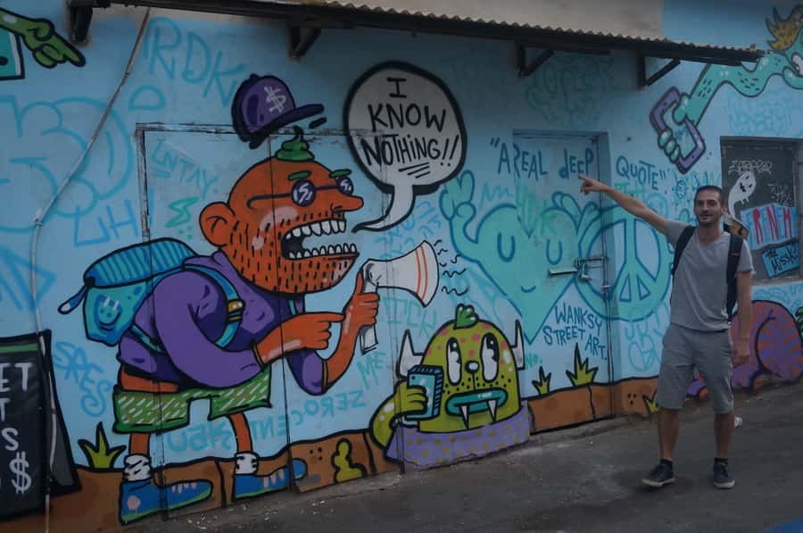 Tel Aviv: Street Art and Graffiti Tour - HaMesila Park: a different public setting