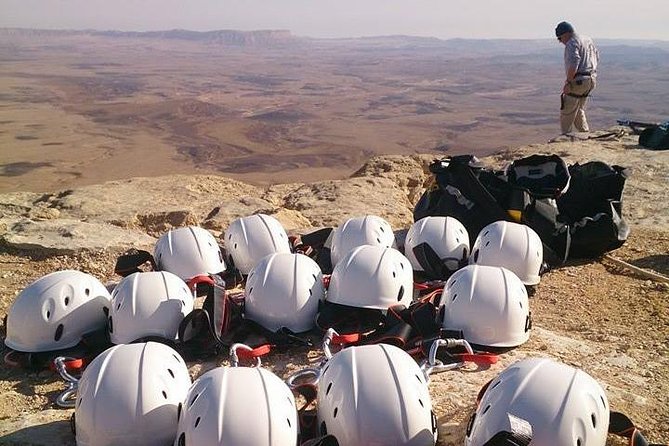 The Ramon Crater and rappelling package tour - an exciting combo tour. - Meeting near the Mitzpe Ramon Visitors Center