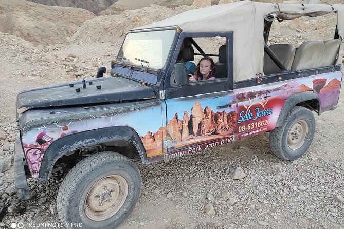 Timna park Jeep tour adventure - A Bedouin tea break adds a human touch